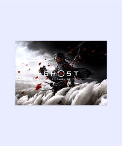 پوستر هومرو مدل فلزی طرح Ghost of tsushima کد PS844