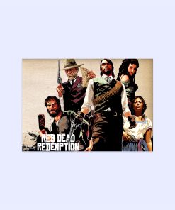 پوستر هومرو مدل فلزی طرح Red Dead Redemption کد PS701