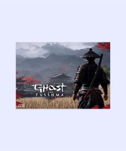 پوستر هومرو مدل فلزی طرح Ghost of tsushima کد PS856
