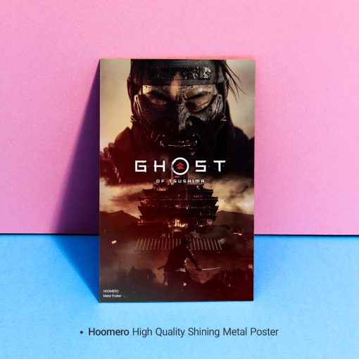 پوستر هومرو مدل فلزی طرح Ghost of tsushima کد PS865