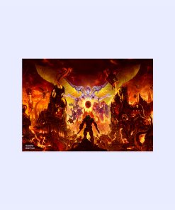 پوستر هومرو مدل فلزی طرح DOOM کد PS332