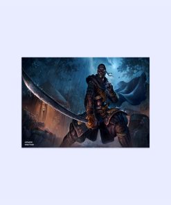 پوستر هومرو مدل فلزی طرح Ghost of tsushima کد PS849