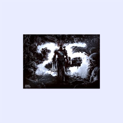 پوستر هومرو مدل فلزی طرح DOOM کد PS334