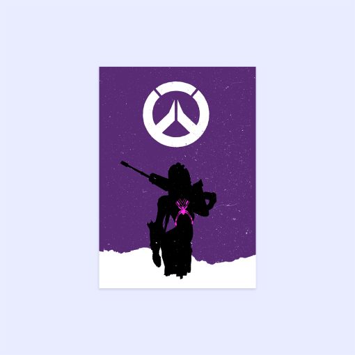 پوستر هومرو مدل فلزی طرح Overwatch کد PS923
