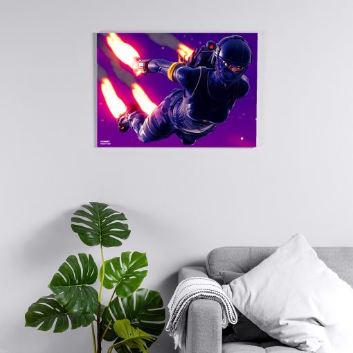 پوستر هومرو مدل فلزی طرح Fortnite کد PS448