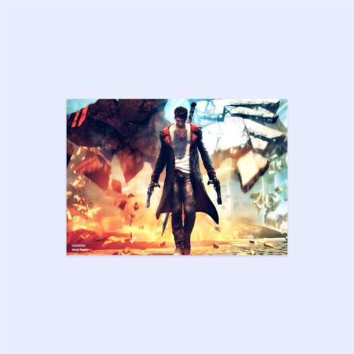 پوستر هومرو مدل فلزی طرح بازی Devil May Cry کد PS318