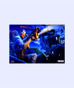 پوستر هومرو مدل فلزی طرح Fortnite کد PS446