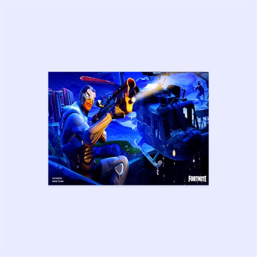 پوستر هومرو مدل فلزی طرح Fortnite کد PS446