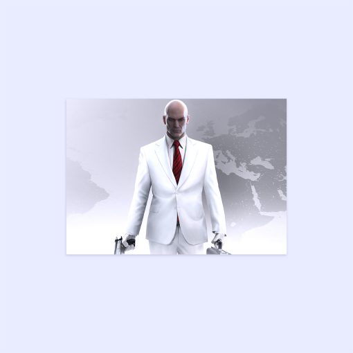 پوستر هومرو مدل فلزی طرح Hitman کد PS567