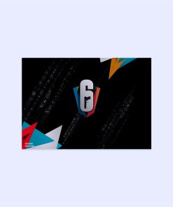 پوستر هومرو مدل فلزی طرح Rainbow six siege کد PS667