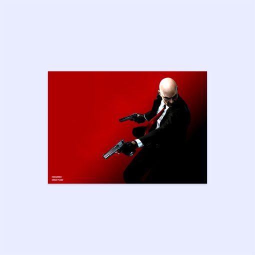 پوستر هومرو مدل فلزی طرح Hitman کد PS568