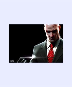 پوستر هومرو مدل فلزی طرح Hitman کد PS570