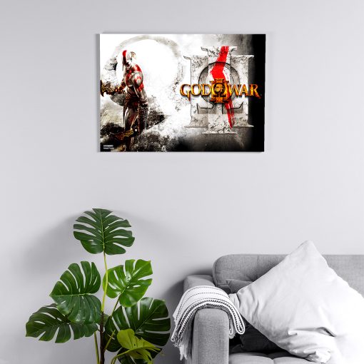 پوستر هومرو مدل فلزی طرح God of War کد PS498