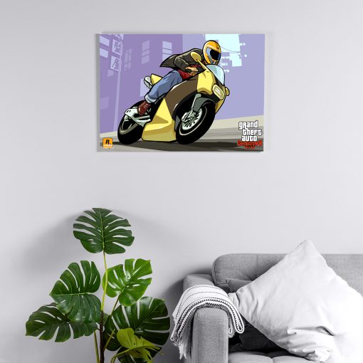 پوستر هومرو مدل فلزی طرح GTA کد PS519