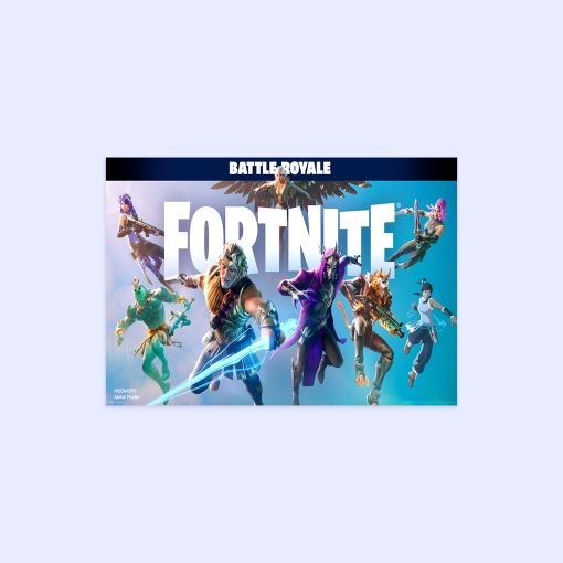 پوستر هومرو مدل فلزی طرح Fortnite کد PS442
