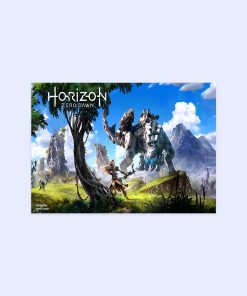پوستر هومرو مدل فلزی طرح Horizon Zero Down کد PS581