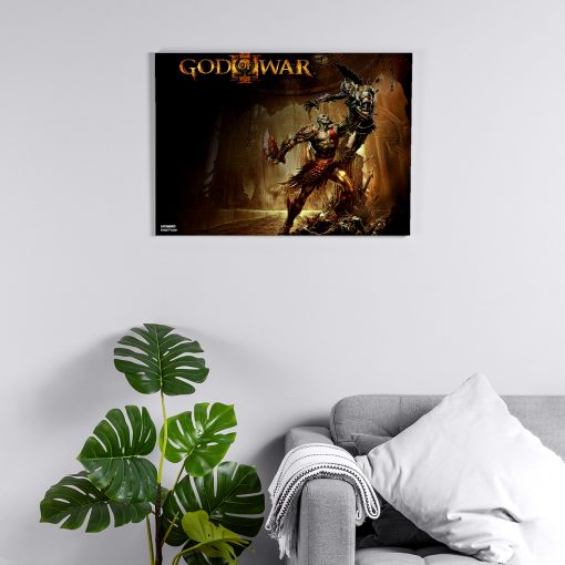 پوستر هومرو مدل فلزی طرح God of War کد PS506