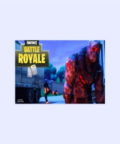 پوستر هومرو مدل فلزی طرح Fortnite کد PS449