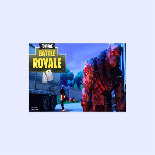 پوستر هومرو مدل فلزی طرح Fortnite کد PS449