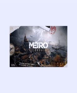 پوستر هومرو مدل فلزی طرح Metro کد PS600