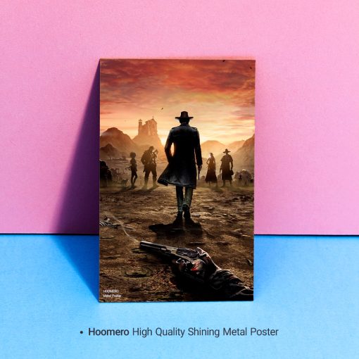 پوستر هومرو مدل فلزی طرح Red Dead Redemption کد PS705