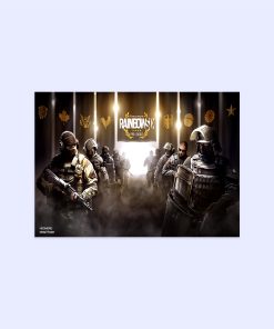 پوستر هومرو مدل فلزی طرح Rainbow six siege کد PS662
