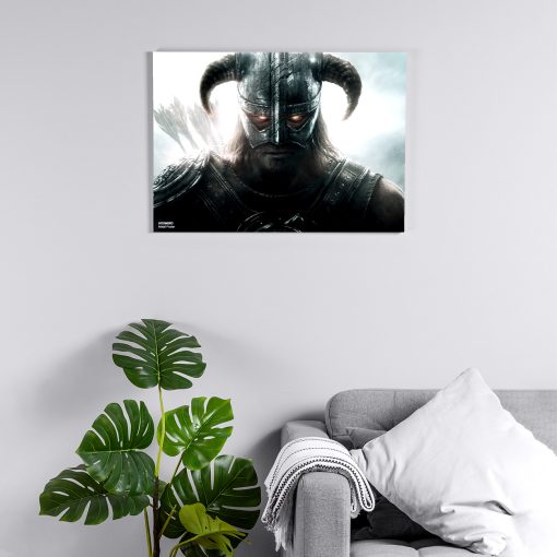 پوستر هومرو مدل فلزی طرح Skyrim کد PS759