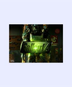 پوستر هومرو مدل فلزی طرح Fallout کد PS409