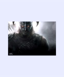 پوستر هومرو مدل فلزی طرح Skyrim کد PS757