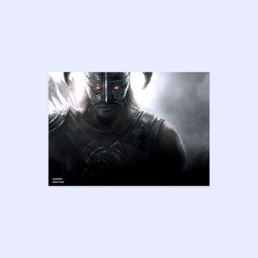 پوستر هومرو مدل فلزی طرح Skyrim کد PS757