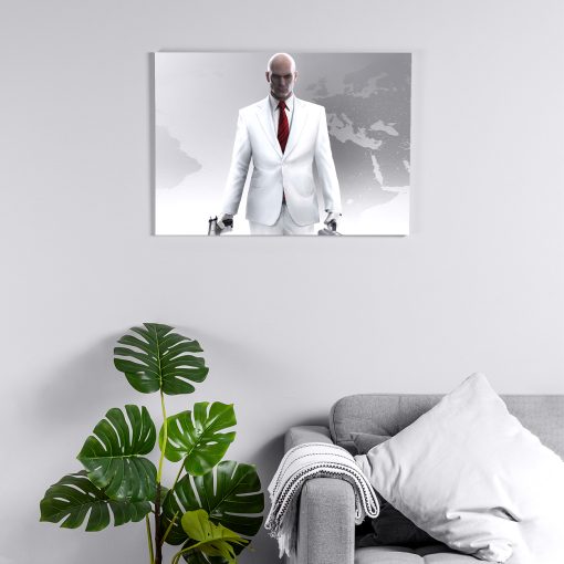 پوستر هومرو مدل فلزی طرح Hitman کد PS567