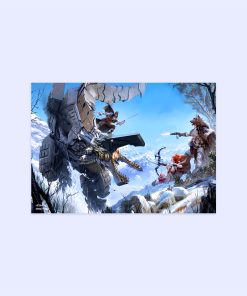 پوستر هومرو مدل فلزی طرح Horizon Zero Down کد PS583