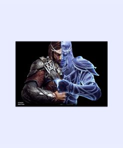 پوستر هومرو مدل فلزی طرح Shadow of War کد PS734