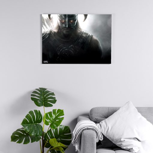 پوستر هومرو مدل فلزی طرح Skyrim کد PS757