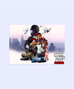 پوستر هومرو مدل فلزی طرح GTA کد PS526