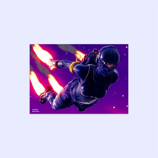 پوستر هومرو مدل فلزی طرح Fortnite کد PS448