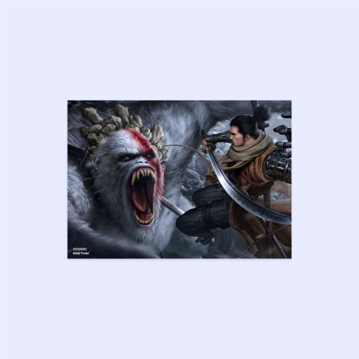 پوستر هومرو مدل فلزی طرح Sekiro کد PS960
