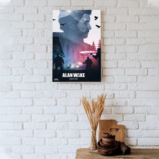 پوستر هومرو مدل فلزی طرح بازی Alan Wake کد PS811