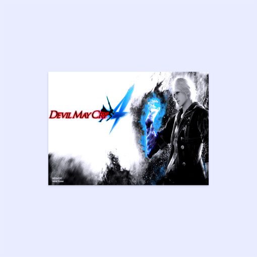 پوستر هومرو مدل فلزی طرح بازی Devil May Cry کد PS326