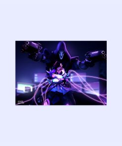پوستر هومرو مدل فلزی طرح Overwatch کد PS915