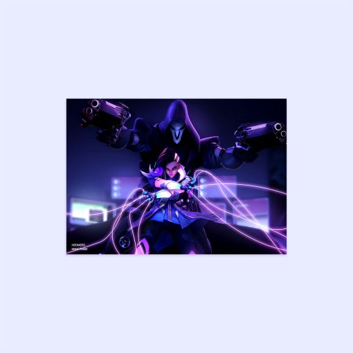 پوستر هومرو مدل فلزی طرح Overwatch کد PS915