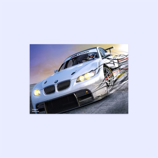 پوستر هومرو مدل فلزی طرح Need for Speed کد PS637