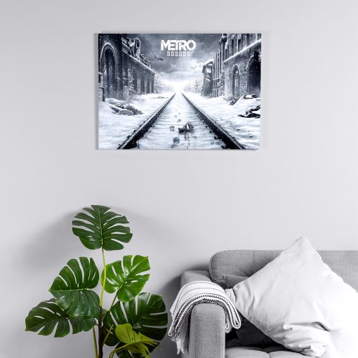 پوستر هومرو مدل فلزی طرح Metro کد PS598