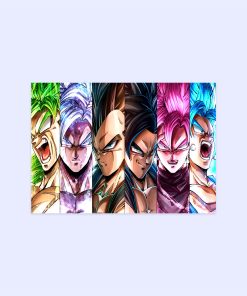 پوستر هومرو مدل فلزی طرح انیمه Dragon Ball کد PS1193