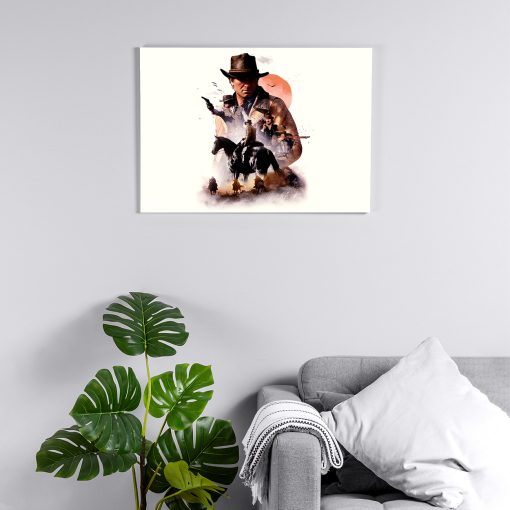 پوستر هومرو مدل فلزی طرح Red Dead Redemption کد PS687