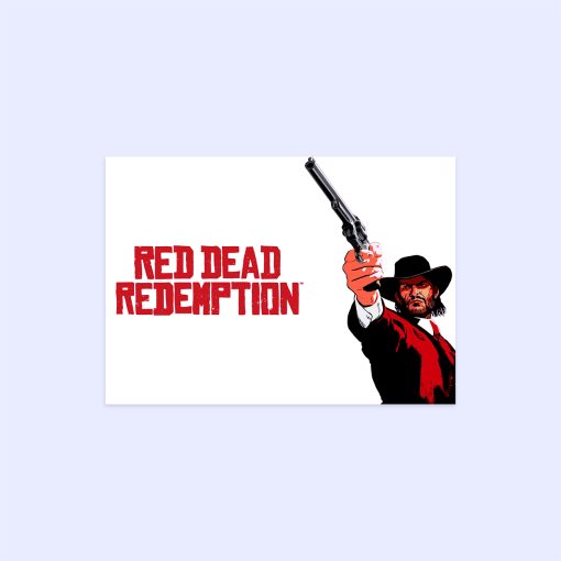 پوستر هومرو مدل فلزی طرح Red Dead Redemption کد PS678
