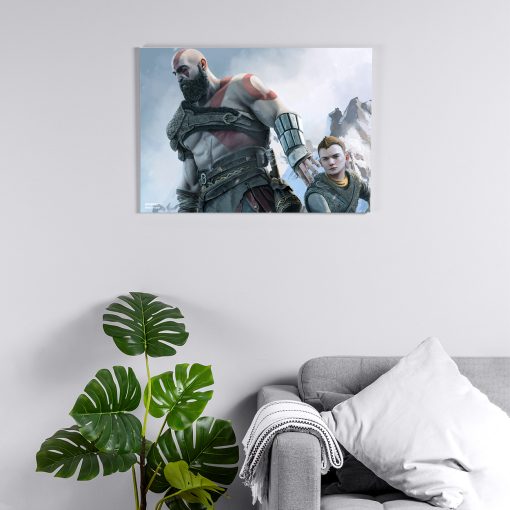 پوستر هومرو مدل فلزی طرح God of War کد PS485