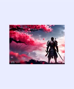 پوستر هومرو مدل فلزی طرح Ghost of tsushima کد PS855