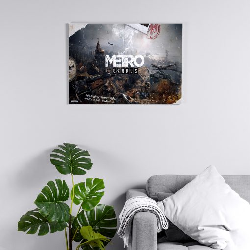 پوستر هومرو مدل فلزی طرح Metro کد PS600