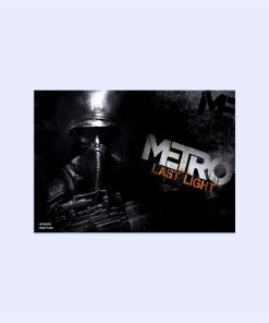 پوستر هومرو مدل فلزی طرح Metro کد PS613